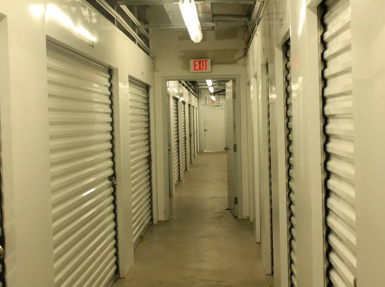 Storage unit hallway